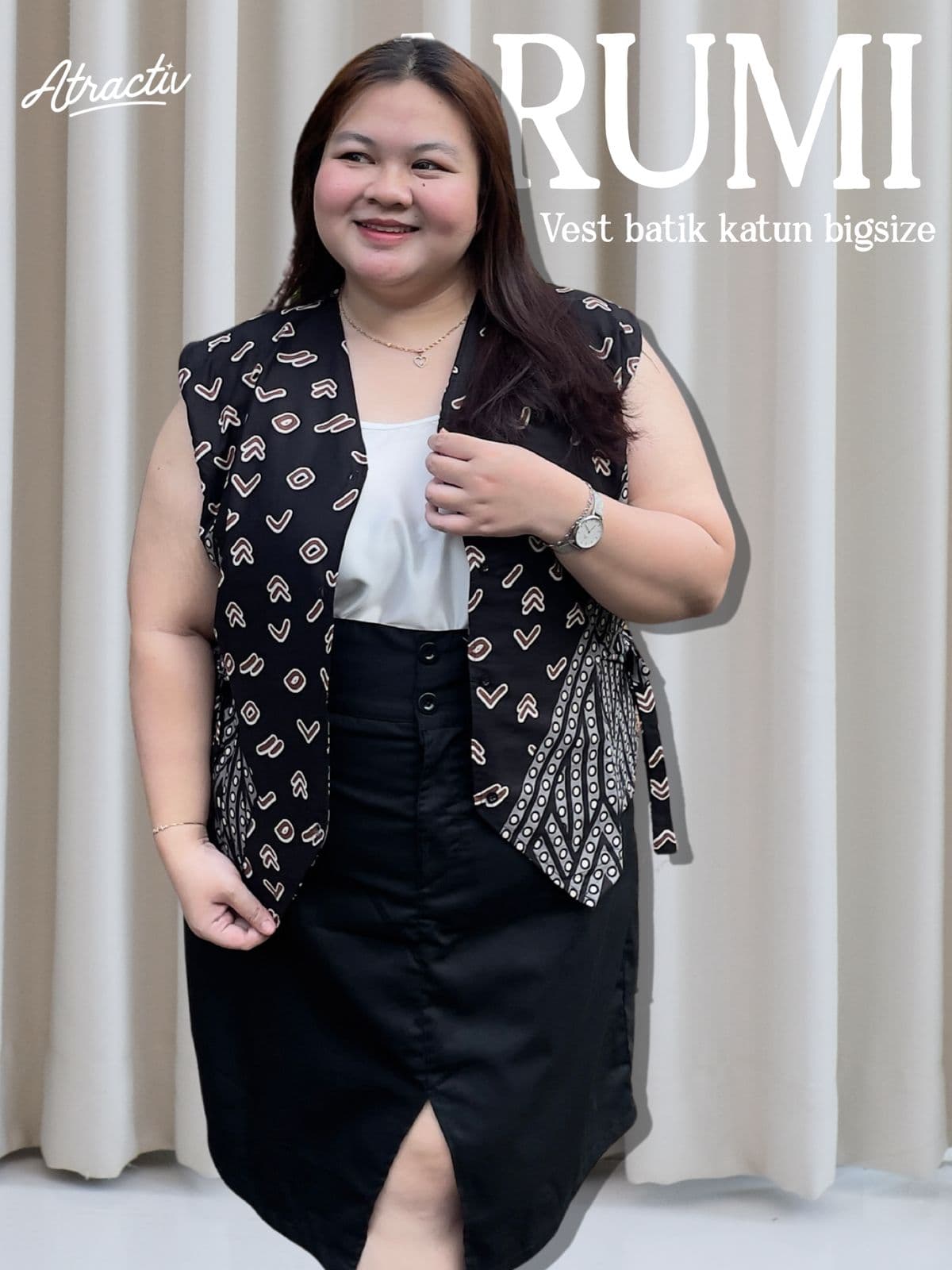 Vest Batik Rumi Atractiv